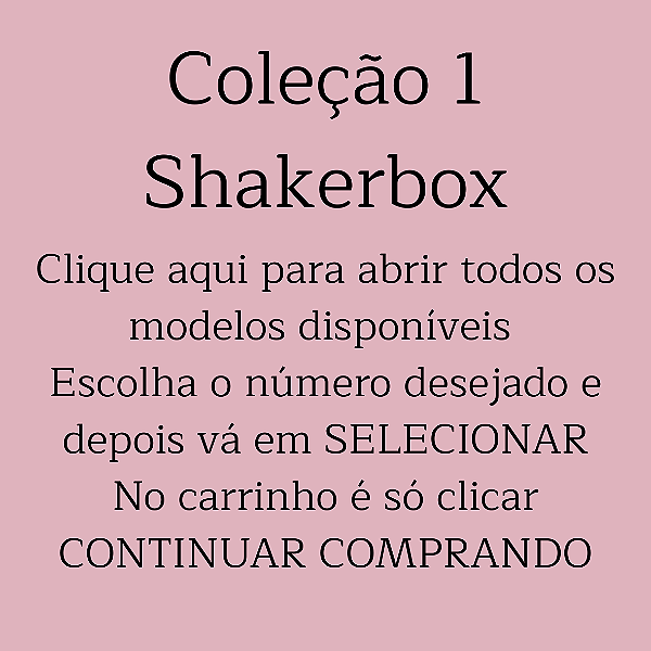 ShakerBox - Coleção 1 - mdf com ilustração personalizada
