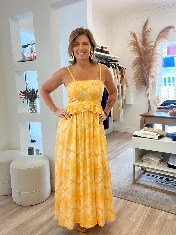 VESTIDO LONGO ESTAMPADO