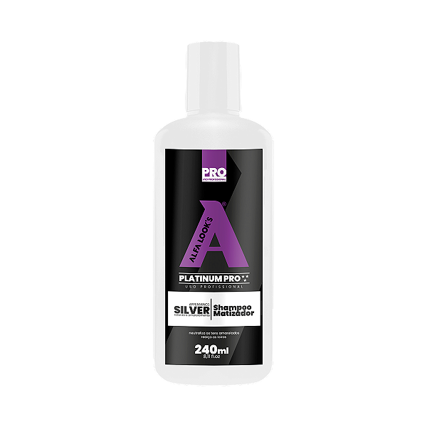 SHAMPOO MATIZADOR 240ML PLATINUM ALFA LOOK’S