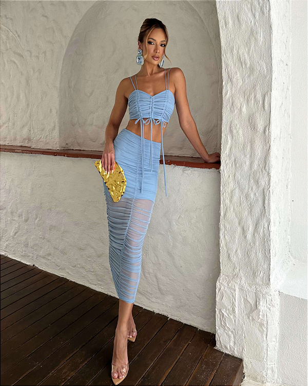 CONJUNTO SABRINA AZUL PASTEL REVEILLON