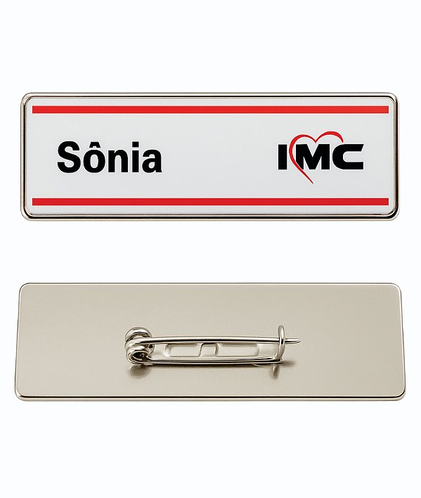 Botton Retangular Resinado