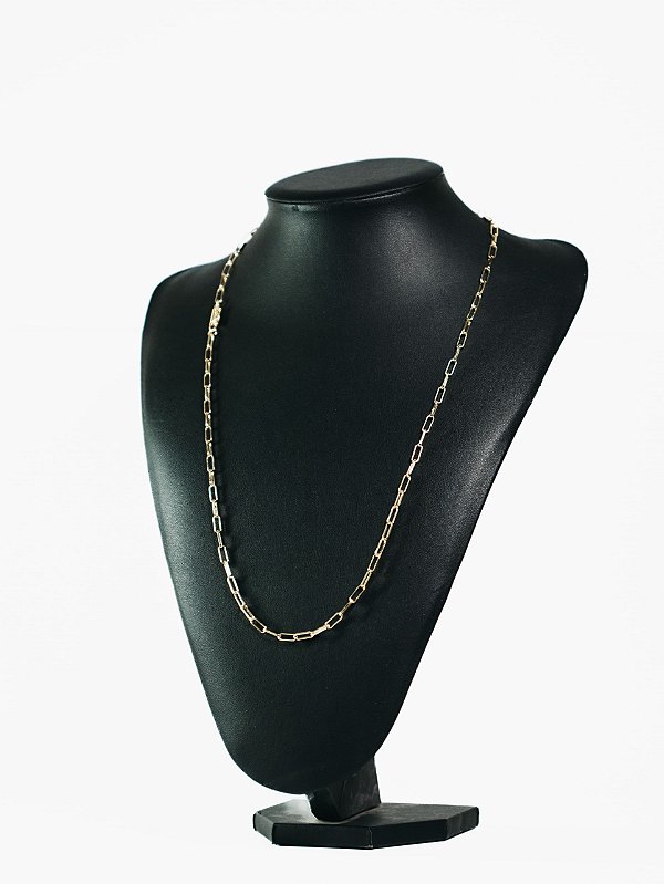 Corrente cartier 4mm-banhado a ouro 18k