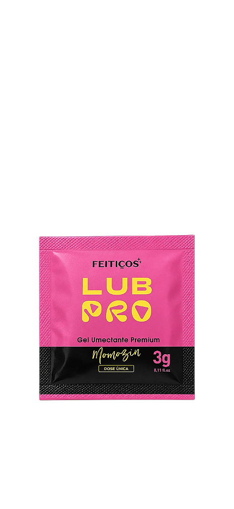 Sachê Lubpro Momozin Lubrificante Premium Beijável 3G FeO gel lubrificante LubPro Premium desenvolvido pela FEITIÇOS AROMÁTICOS é um lubrificante beijável🫦 com o seu sabor favorito: Momozin (Morango com Chantilly). Por ser um lubrificante Premium, itiços