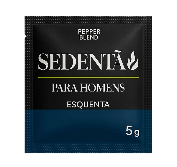 Sedentão Excitante E Vasodilatador Masculino Sachê 5G Pepper Blend