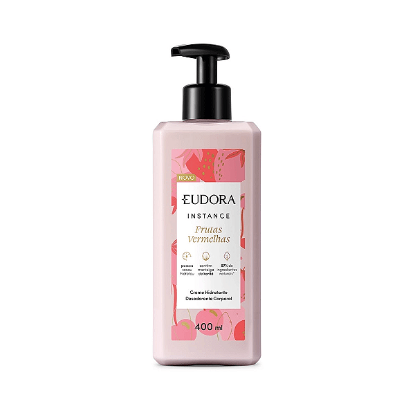 Creme Hidratante Desodorante Corporal Instance Frutas Vermelhas 400ml