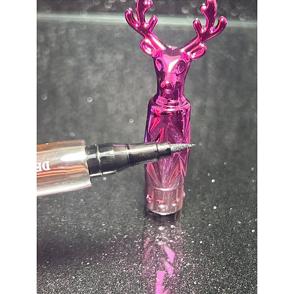 Delineador Preto Sarah’s Beauty Reindeer 5ml – Embalagem com Alce e Traço Preciso