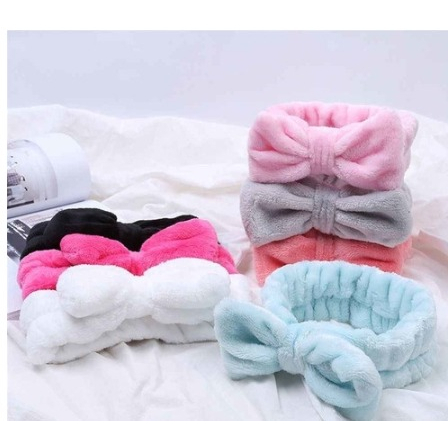 Faixa de Cabelo com Laço – Peluciada, Cor Lisa, Para Maquiagem e Skincare youse-me