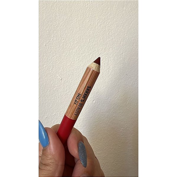 Lápis Labial Sara's Beauty – Cor 1 | Alta Pigmentação e Longa Duração
