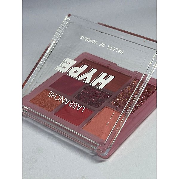 Paleta Labranche Hype C | 6 Cores Opacas + Glitter ✨