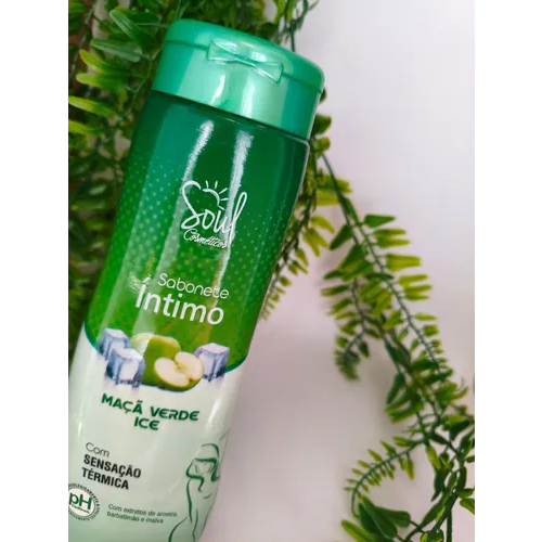 Sabonete Íntimo Maçã Verde Ice 200ml Soul Cosméticos – Sensação de Frescor Prolongado