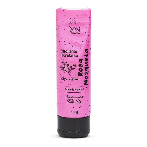 Esfoliante Hidratante Rosa Mosqueta Soul Cosméticos 100g – Pele Macia e Renovada