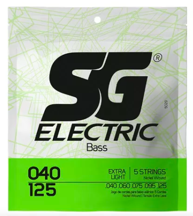 Encordoamento Baixo SG 040 125 5 Cordas extra light 5029