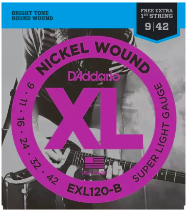 Encordoamento Daddario Guitarra 09 042 EXL120b