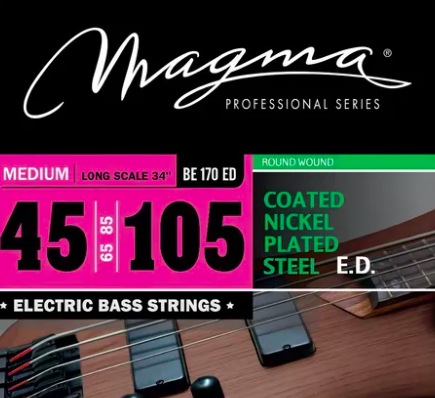 Encordoamento Para Baixo 4 Cordas Magma Ed Revestida .045