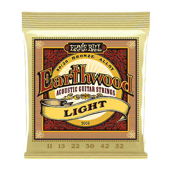 Encordoamento Para Violão Aço Ernie Ball Earthwood Light 011