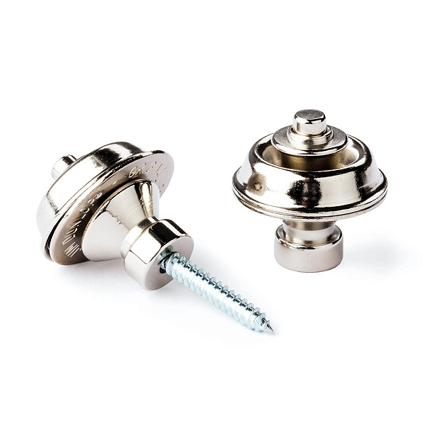 Kit De Roldana Strap Lock Tradicional Dunlop Níquel