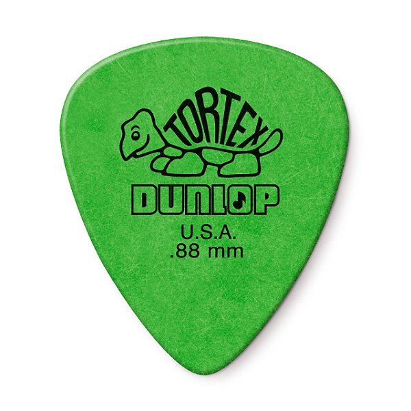 Palheta Para Guitarra Dunlop Tortex Standard .88 Verde