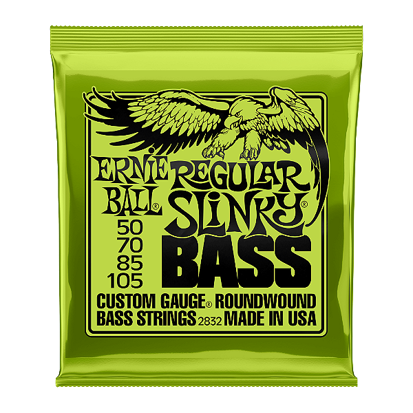 Encordoamento Baixo 4 Cordas Ernie Ball Regular Slinky .050
