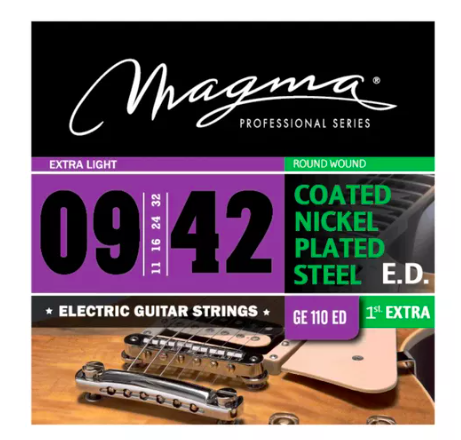 Encordoamento Para Guitarra Magma Ed Revestida 009