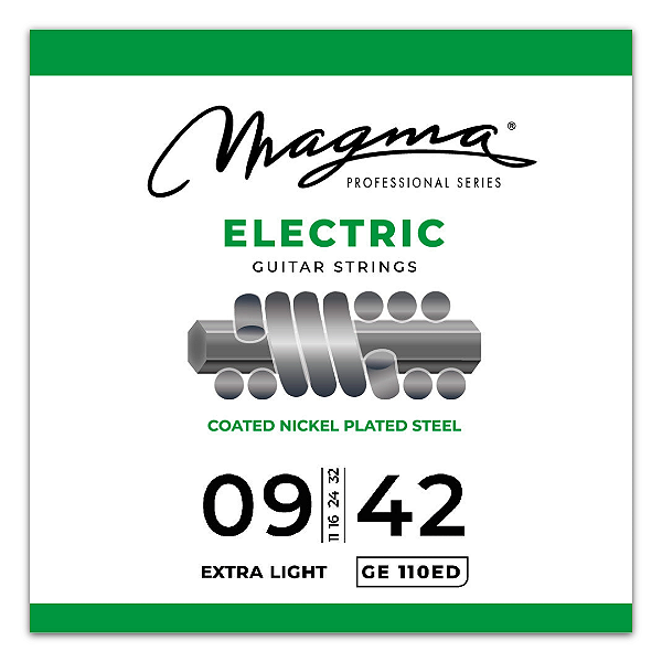 Encordoamento Para Guitarra Magma Ed Revestida .009
