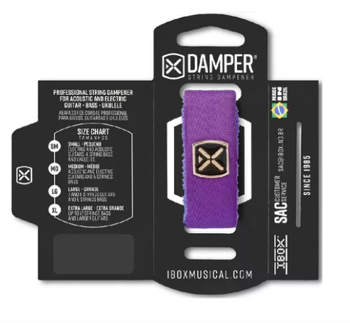 Abafador de Corda Damper Ibox POLIESTER ROXO SM