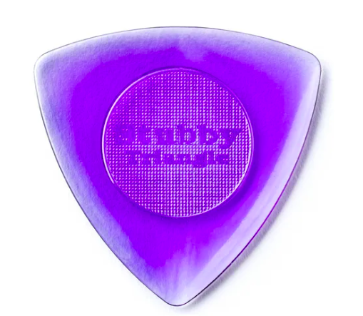 Palheta Para Baixo Dunlop Tri Stubby 2.00mm Roxa