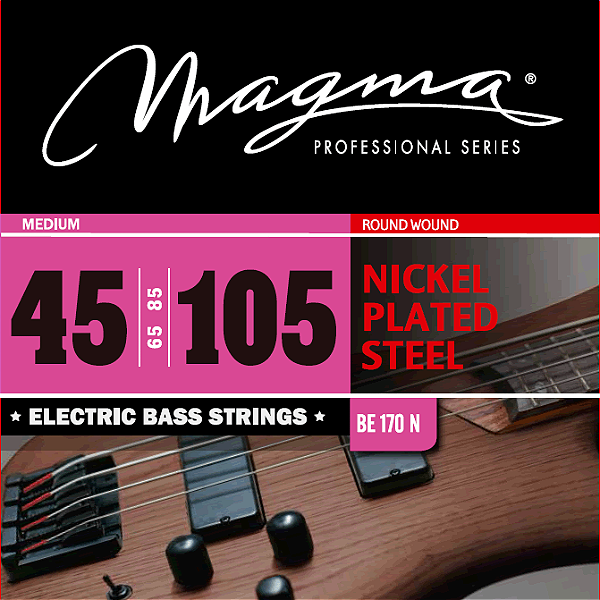 Encordoamento Para Baixo 4 Cordas Magma Medium .045