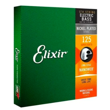 Corda Avulsa Para Baixo Elixir B Si (5o) .125 Super Light