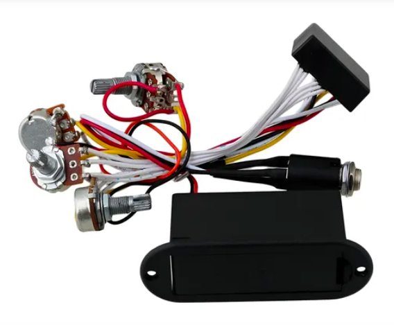 Circuito Ativo P/ Baixo 2 Bandas 4 Pot Custom Sound Ccb9010