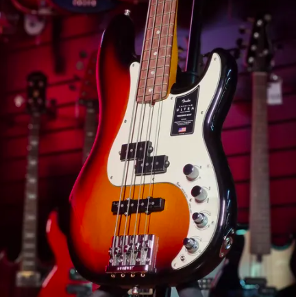Baixo 4c Fender American Ultra Precision Bass Ultraburst (Usado)