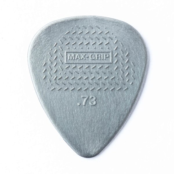 Palheta p/ Guitarra Dunlop Max-Grip Nylon Standard .73 Cinza