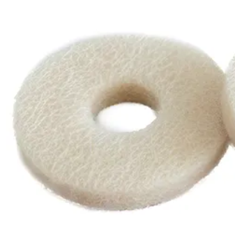 Feltro Para Roldana Guitarra, Baixo, E Violao Branco