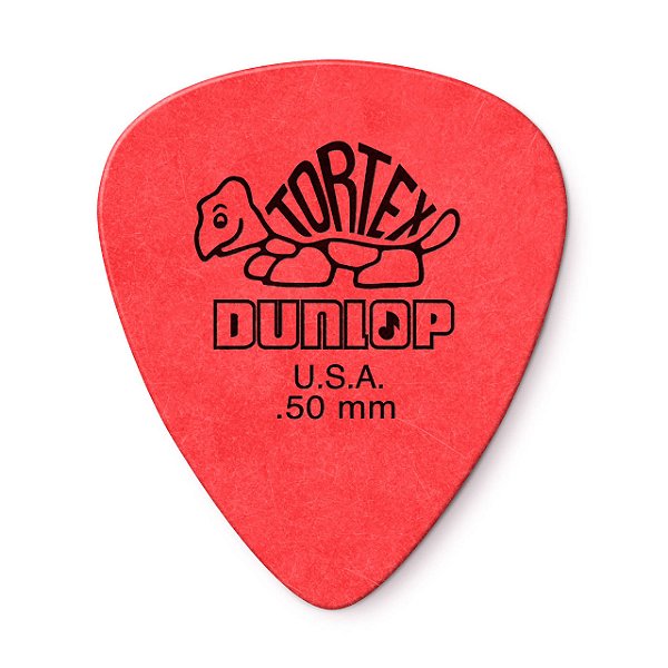 Palheta Guitarra Dunlop Tortex Standard .50 Vermelha