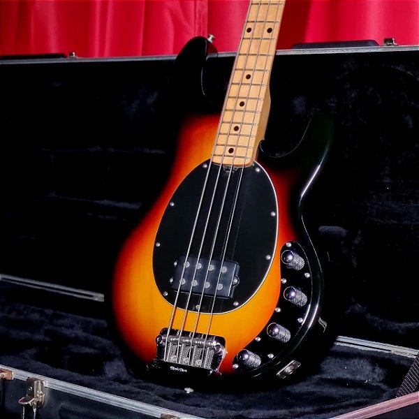 Baixo 4 Cordas Music Man StingRay 3 EQ H Vintage Sunburst