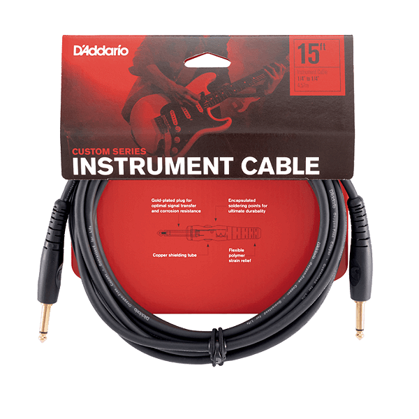 Cabo para Instrumento Daddario Custom Series P10 Reto 4.57M