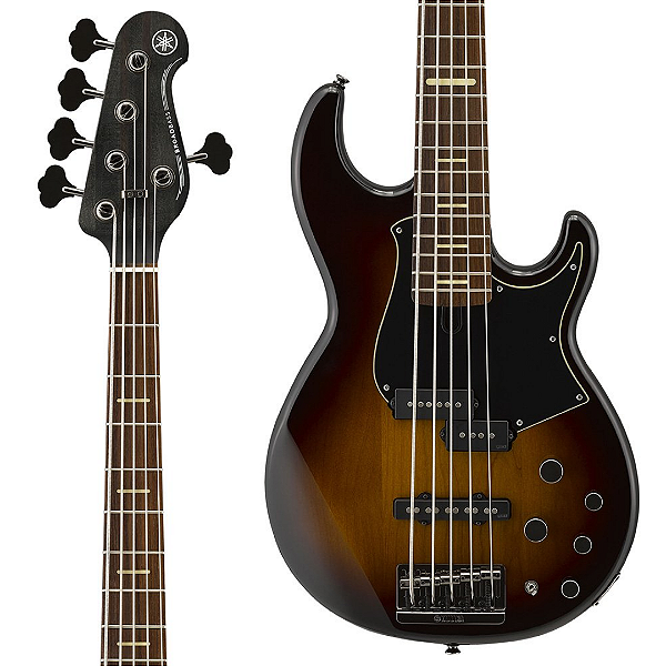 Baixo 5 Cordas Ativo Yamaha Bb735a Dark Coffee Sunburst