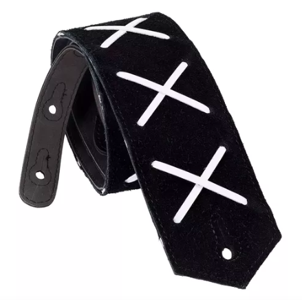 Correia Para Guitarra Baixo Basso Artist David Gilmour Preta