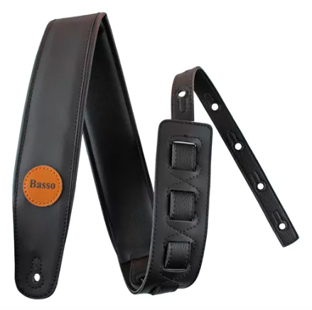 Correia Para Guitarra E Baixo Basso Classic Cla 13 Preta