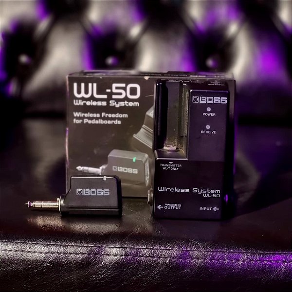 Transmissor Sistema Sem Fio Para Instrumento Boss Wl-50