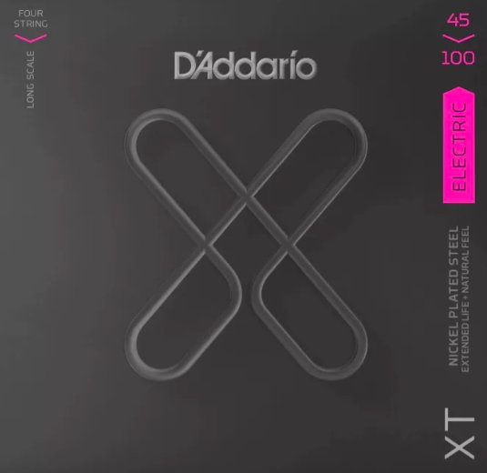 Encordoamento Daddario Baixo 045 100 4 Cordas XTB45100