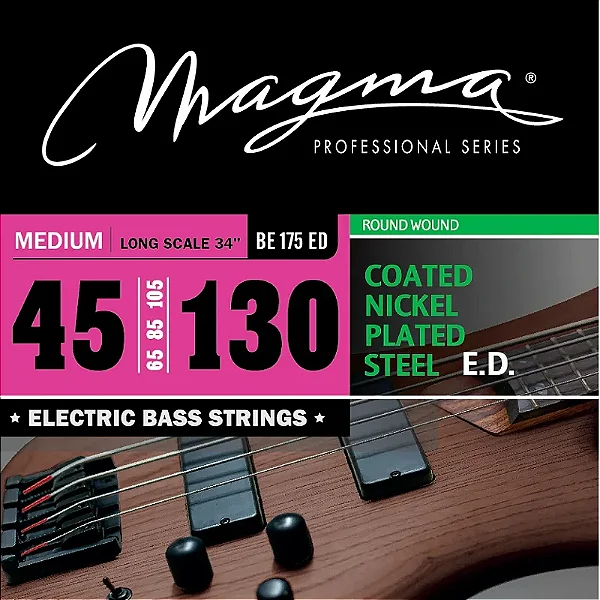 Encordoamento Para Baixo 5 Cordas Magma Ed Coated .045/.130
