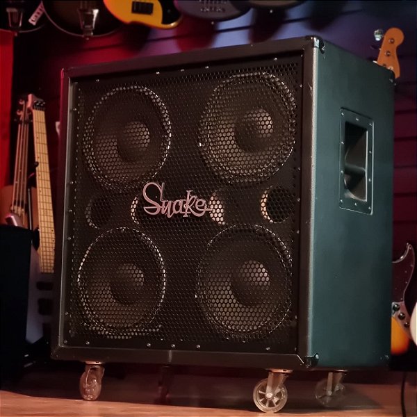 Caixa Gabinete Para Baixo  4x10 Snake Pro Gt Two 600w