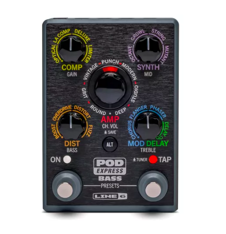 Pedal Afinador Para Instrumento Nux Flow Tune Pink