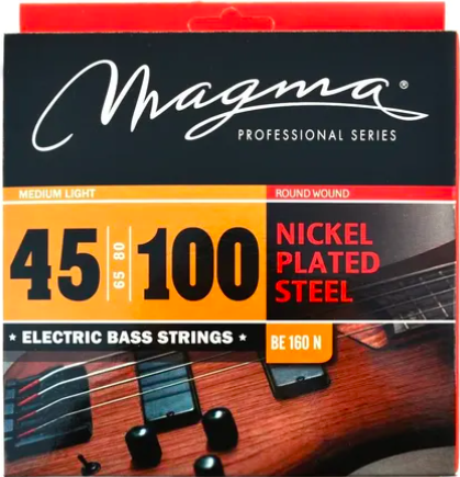 Encordoamento Para Baixo 4 Cordas Magma Nickel Plated .045