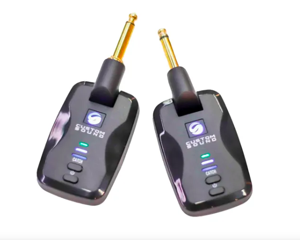 Transmissor Sem Fio Para Guitarra E Baixo Custom Sound