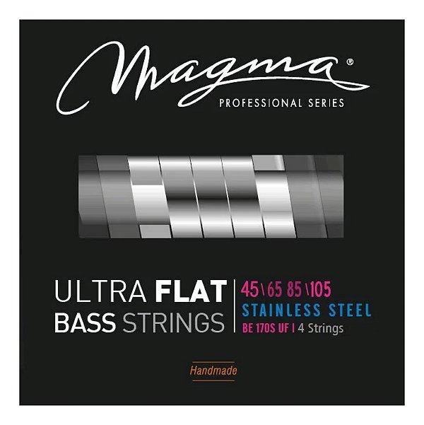 Encordoamento Para Baixo 4 Cordas Magma Ultra Flat .045