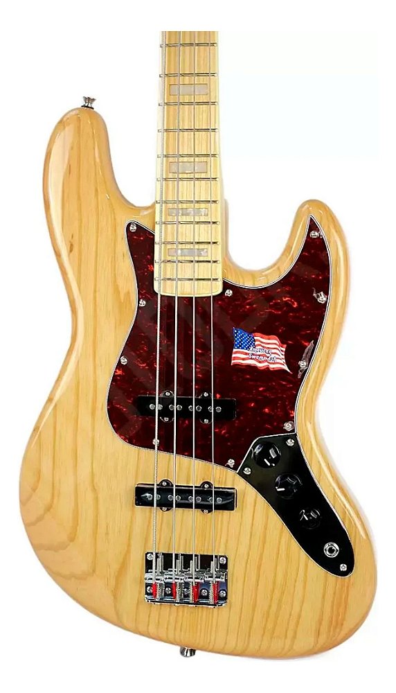 Baixo 4 Cordas Sx Vintage Jazz Bass Sjb75 Natural