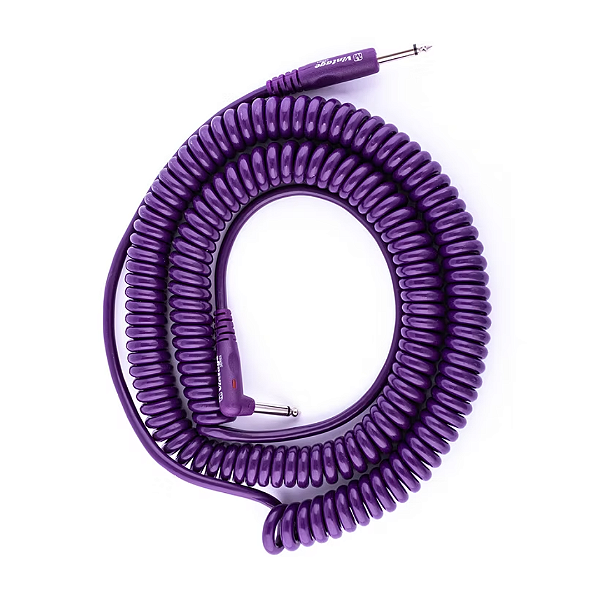 Cabo Instrumento Espiral Mac P10 L 9,15 Metros Voodoo Purple