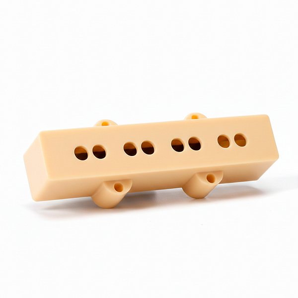 Capa Cover Para Captador De Baixo Jazz Bass 4 Cordas Creme