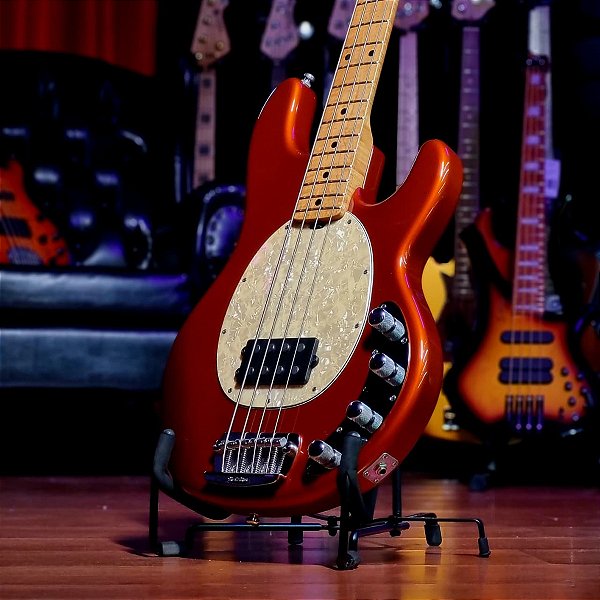 Baixo 4 Cordas Music Man Stingray 3 Eq H Lava Pearl 2003